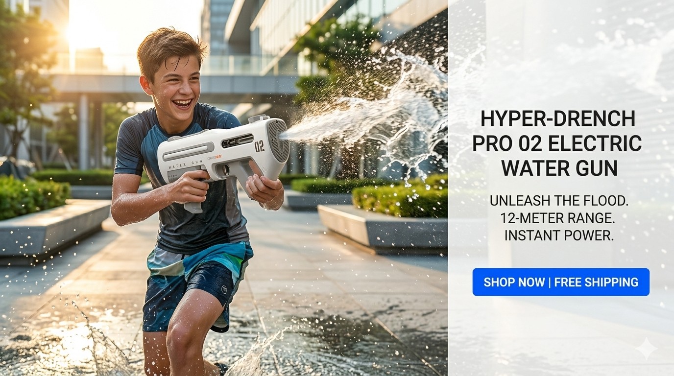 Ervaar het plezier van elektrische waterpistolen, de ultieme upgrade voor elk watergevecht!